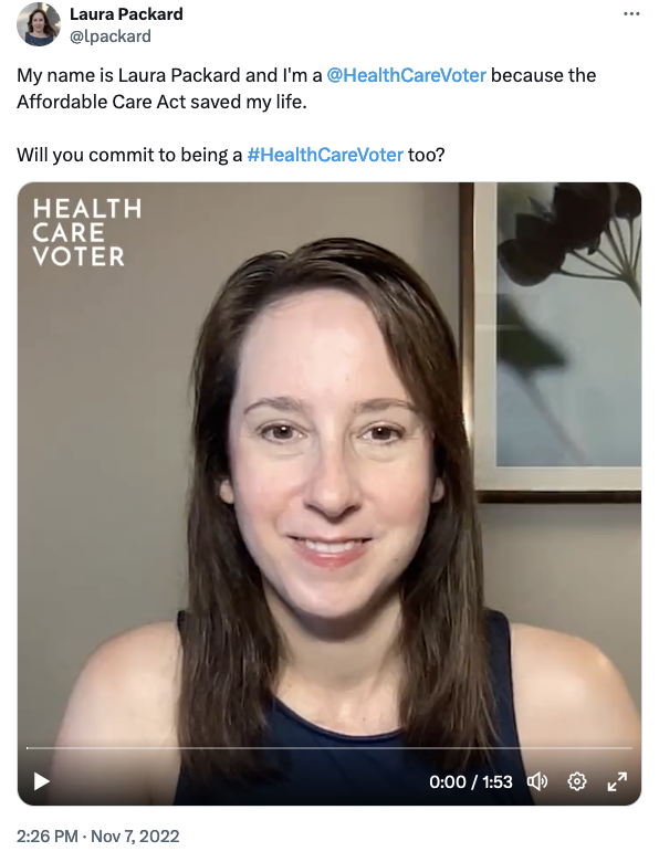 Laura Packard – 2022 Health Care Voter video